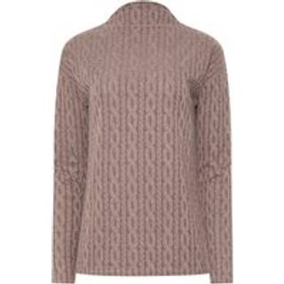 Lts Tall Light Pink Knit Funnel Top Size 12