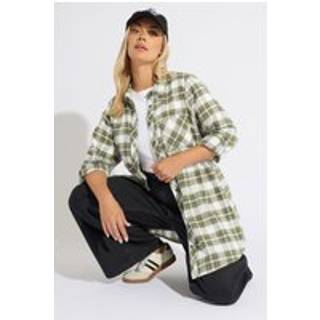 Yours Curve Yours Curve Boyfriend Check Skjorter - EU 48 (UK 20)