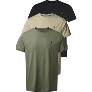 MCS Herre Ohio 3-pak T-shirts Tapshoe/Beetle/Laureloak