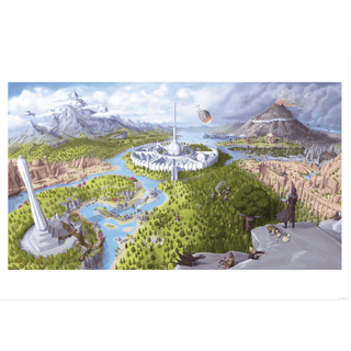 The Elder Scrolls IV: Oblivion Art Print Imperial City 42 x 30 cm