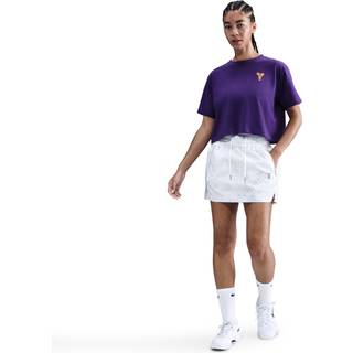 Kort Kobe Dri-FIT-basketball-T-shirt til kvinder - lilla - XS (EU 32-34)