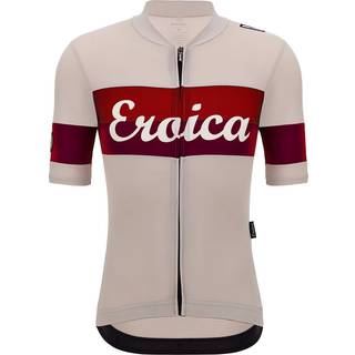 Santini Eroica Quiete Jersey Cykeljersey størrelse 3XL farve grå