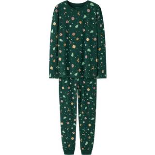 Name It Pyjamas Botanical Garden Med Juleprint - Str. 6y 116cm
