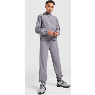 New Balance Track Woven Hoodie Junior, Grå - L