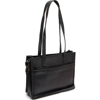 The Chesterfield Brand Wax Pull Up Cow Estella Shopper taske sort