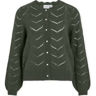 Vila Vituli O-neck Detail Cardigan - L