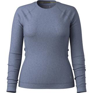 Smartwool Women's Merino 250 Baselayer Crew Boxed Merino undertøj Damer størrelse L farve grå/blå