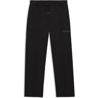 Tracksuit-bukser i bomuldsblanding med broderet logo