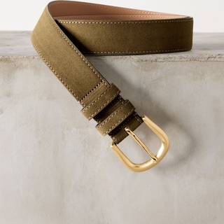 Next Premium bælte i ruskind, fremstillet i Italien