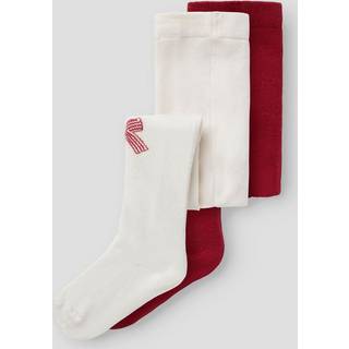 NAME IT 2-Pak Strømpebukser Vichristmas Jester Red Cloud Dancer