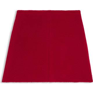 A-formet mininederdel med tekstureret effekt