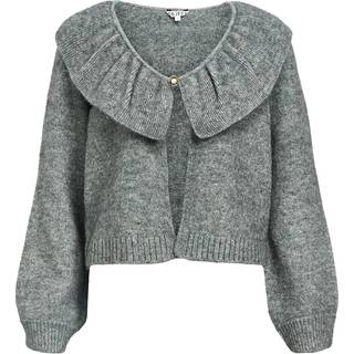 Object - Objdenisi L/S Lo Knit Cardigan - 4826634 Medium Grey Melange