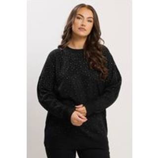 Yours Curve Yours Curve Black Fine Gauge Jumper