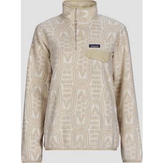 Patagonia Women's Lightweight Synchilla Snap-T Fleece Pullover Fleecesweatere Damer størrelse XL farve beige