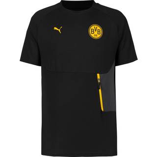 Borussia Dortmund PUMATECH Pocket Tee Men, Sport, Black/Yellow Sizzle, XXL