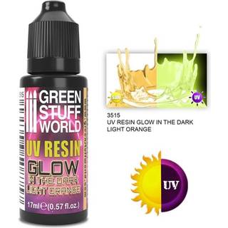 UV Resin 17ml Light Orange - Glow in the Dark
