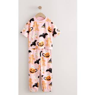 Next Pink Halloween Print Pyjamas (3-16yrs)