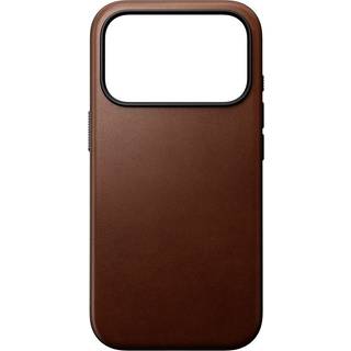 iPhone 17 Pro - Nomad Modern Leather Cover - MagSafe Kompatibel - Brown