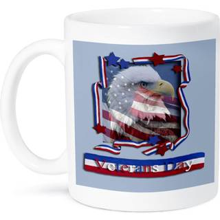 3Drose Veterans Day Patriotic Eagle Mug 11-ounce