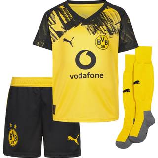 PUMA Borussia Dortmund 25/26 Home Minikit Kids, Clothing, Faster Yellow/Black, 5-6Y