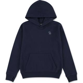 Abercrombie & Fitch Abercrombie & Fitch Blue Fleece Logo Popover Hoodie