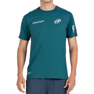 BULLPADEL PAQUITO NAVARRO 25I (Camiseta) - Verde Oscuro