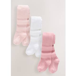 Next Pink Baby Tights 3 Pack (0mths-2yrs)