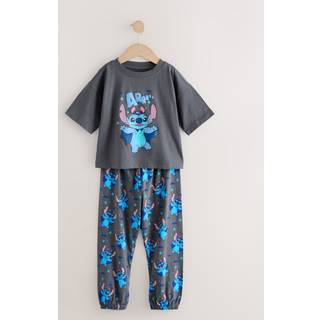 Next Charcoal Grey Disney Lilo and Stitch Halloween Pyjamas (3-16yrs)