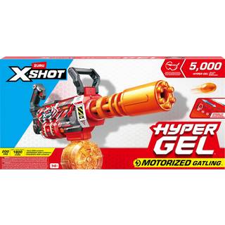 Zuru X‑SHOT Hyper Gel Gatling – 5 000 gellets blaster med beskyttelsesbriller