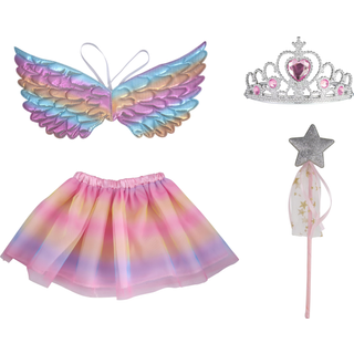 Real UniQ Udklædningsæt Fe-prinsesse, Regnbuefarvet
