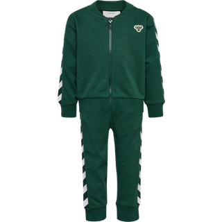 Hummel Reg Chevron Mini Sæt, Dark Green, 104