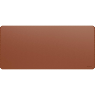 Satechi Vegan-Leather Premium Desk Mat - Brun