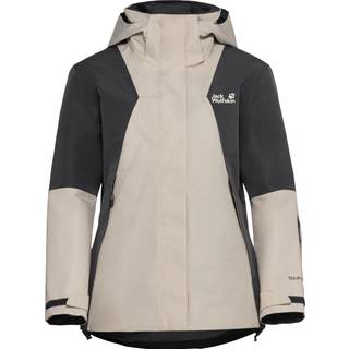 Jack Wolfskin Flowline 2L Ins, skijakke, dame, beige