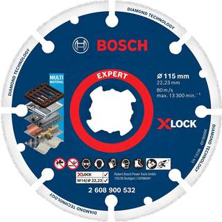 BOSCH EXPERT Diamond Metal Wheel skæreskive EXPERT Diamond Metal Wheel X-LOCK skæreskive 115 x 22,23 mm