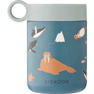 LIEWOOD Kian  Mønstret Termobeholder, Arctic Sea/Ocean view