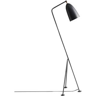 Gubi - Gräshoppa Floor Lamp, Anthracite Grey Semi Matt - Læselamper - Greta Magnusson Grossman - Grå