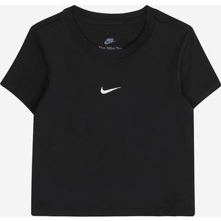 Nike Cropped-T-shirt til større børn (piger) - sort - L
