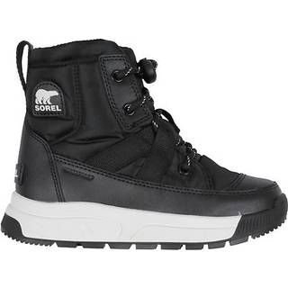 Sorel Youth Whitney™ III Mid Waterproof Black, Sea Salt, 36