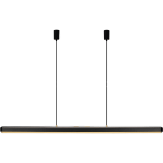 Hazel Branch pendel, sort og messing • UMAGE