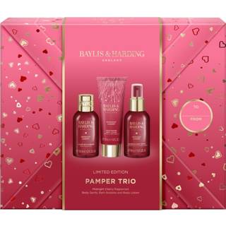 Baylis & Harding Midnight Cherry Wrapped Body Trio Gift Set