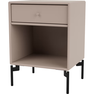 Montana DREAM sengebord med ben - 137 Mushroom (8-12 ugers Levering) - Black