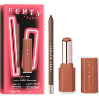 Fenty Beauty - Glow'n Xtra - Læbeblyant Trace'd Out Og Gloss Bomb Stix - Setxtra - For Women - Pink