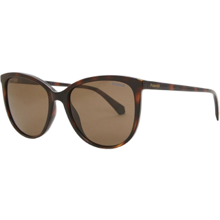 Polaroid Kvinde PLD 4138/S 086/SP Solbriller Plast Havana Brun Cat Eye Polariseret