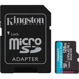 Kingston Canvas Go! Plus microSD/SD - 200MB/s - 128GB