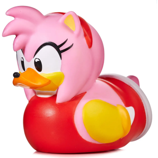 Officiel Amy Rose Mini TUBBZ gummiand - Sonic the Hedgehog samleobjekt i samlerens mini badekar