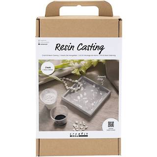 DIY kit resin støbning bakke terrazzo - sort (På lager i butik)