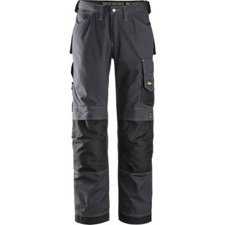 Snickers 3313 håndværkerbukser, ripstop koksgrå/sort 148