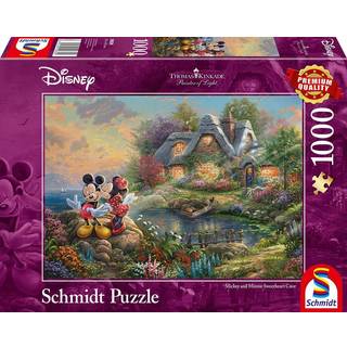 Schmidt Puzzle - Thomas Kinkade: Disney - Mickie and Minnie Sweatheart Cove