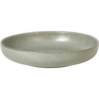 Broste Copenhagen Nordic Marsh Skål 22,5 Cm - Serveringsskåle Stentøj Grøn - 14533499