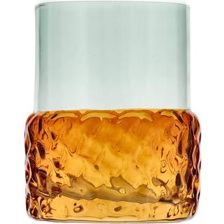 Villa Collection Styles fyrfadslysestage Ø7,7x10 cm Blå-amber